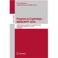Progress in Cryptology - Indocrypt 2016