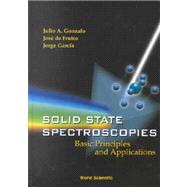 Solid State Spectroscopies : Basic Principles and Applications