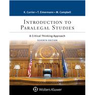 Introduction to Paralegal Studies A Critical Thinking Approach