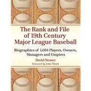 The Rank and File of 19th Century Major League Baseball