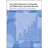 Rare Earth Elements in Ultramafic and Mafic Rocks and their Minerals: Main types of rocks. Rock-forming minerals
