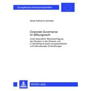 Corporate Governance Im Stiftungsrecht