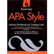 Mastering APA Style,9781557988911