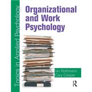 Organizational and Work Psychology: Topics in Applied Psychology