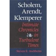 Scholem, Arendt, Klemperer