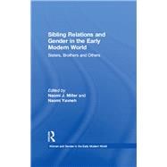 Sibling Relations and Gender in the Early Modern World: Sisters, Brothers and Others