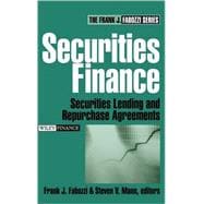 Securities Finance Securities Lending and Repurchase Agreements