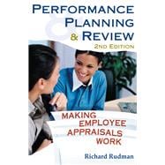 Performance Planning and Review book cover, ISBN 9780367718916