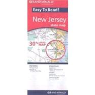 Rand McNally Easy to Read New Jersey State Map
