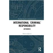 International ‘criminal’ Responsibility