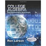 Bundle: College Algebra: Real Mathematics, Real People, 7th + Enhanced WebAssign Printed Access Card for Pre-Calculus & College Algebra, Single-Term Course