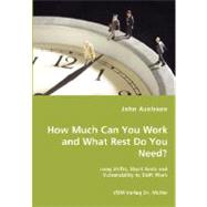 How Much Can You Work and What Rest Do You Need?