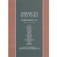 American Writers Supplement XX