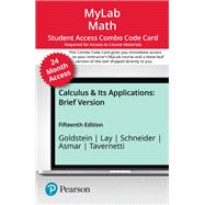 MyLab Math with Pearson eText -- 24-Month Combo Access Card -- for Brief Calculus & Its Applications