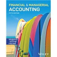 Financial and Managerial Accounting, 5e WileyPLUS Label Single-term