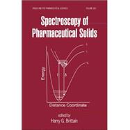 Spectroscopy Of Pharmaceutical Solids