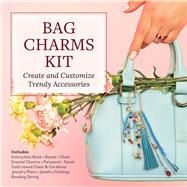 Bag Charms Kit Create and Customize Trendy Accessories - Includes: Instruction Book, Beads, Chain, Enamel Charms, Paracord, Tassel, Gold-toned Chain & Carabiner, Jewelry Pliers, Jewelry Findings, Beading String