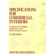 Specifications for Commercial Interiors