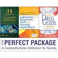 Perfect Package: Vallerand Drug Guide 18e & Van Leeuwen Comp Man Lab & Dx Tests 10e & Tabers Med Dict 24e,9781719648943