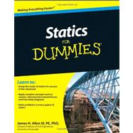 Statics For Dummies,9780470598948