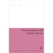 Deconstruction And Critical Theory