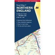 Northern England Road Map Northern England 7.