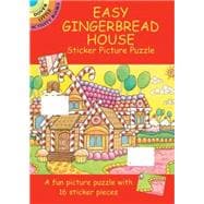 Easy Gingerbread House Sticker Picture Puzzle