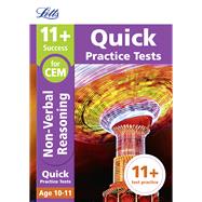Letts 11+ Success – 11+ Non-Verbal Reasoning Quick Practice Tests: for the CEM tests Age 10-11