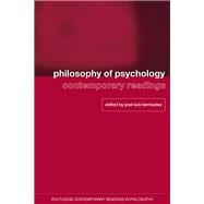 Philosophy of Psychology: Contemporary Readings