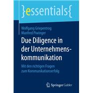 Due Diligence in Der Unternehmenskommunikation