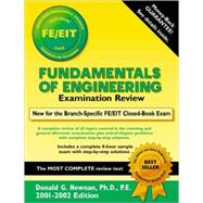 Fundamentals of Engineering Examination Review 2001-2002