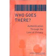 Who Goes There? : Authentication Through the Lens of Privacy