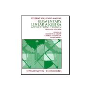 Elementary Linear Algebra : Applications Version : Student Solutions Manual