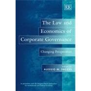 The Law and Economics of Corporate Governance