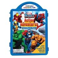 Marvel Heroes Book & Magnetic Playset Action Adventures