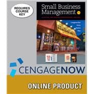 CengageNOW for Longenecker/Petty/Palich/Hoy's Small Business Management, 17th Edition, [Instant Access], 1 term