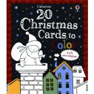 20 Christmas Cards to Color: With Envelopes
