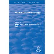 Modern German Sociology