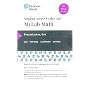 MyLab Math with Pearson eText -- 18 Week Standalone Access Card -- for Precalculus
