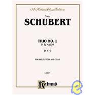 Trio No. 1 in B-flat Major: For violin, Viola and Cello