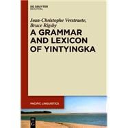 A Grammar and Lexicon of Yintyingka