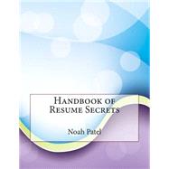Handbook of Resume Secrets