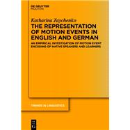 The Representation of Motion Events in English and German