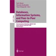 Databases, Information Systems, and Peer-to-peer Computing