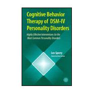 Cognitive Behavior Therapy of Dsm-IV Personality Disorders