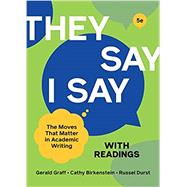 Inclusive Access: They Say/I Say, 5e with Readings Ebook, Little Seagull 4e Ebook, & InQuizitive for Writers