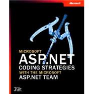 Microsoft ASP.NET Coding Strategies with the Microsoft ASP.NET Team,9780735619005