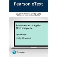Pearson eText for Fundamentals of Applied Electromagnetics -- Access Card