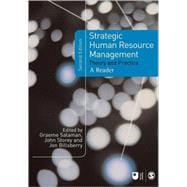 Strategic Human Resource Management : Theory and Practice