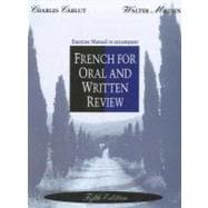 Workbook/Lab Manual for French for Oral and Written Review, 5th